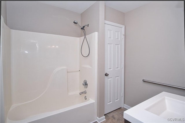 6434 Anderson Hwy, Powhatan, VA 23139 - bathroom featuring shower / washtub combination and vanity