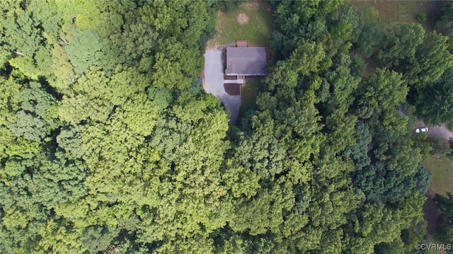 6434 Anderson Hwy, Powhatan, VA 23139 - aerial overview of property's location with a forest