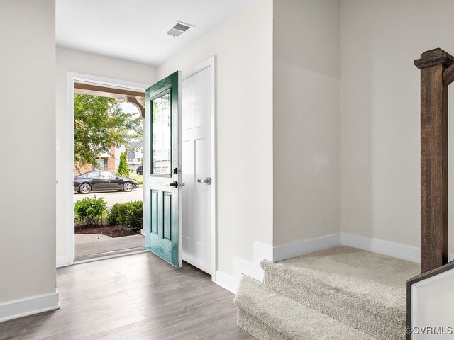 341 Crofton Village Ter Unit Kd, Chesterfield, VA 23114 - entryway featuring baseboards and wood finished floors