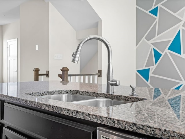 341 Crofton Village Ter Unit Kd, Chesterfield, VA 23114 - kitchen view of stone counters and dishwasher