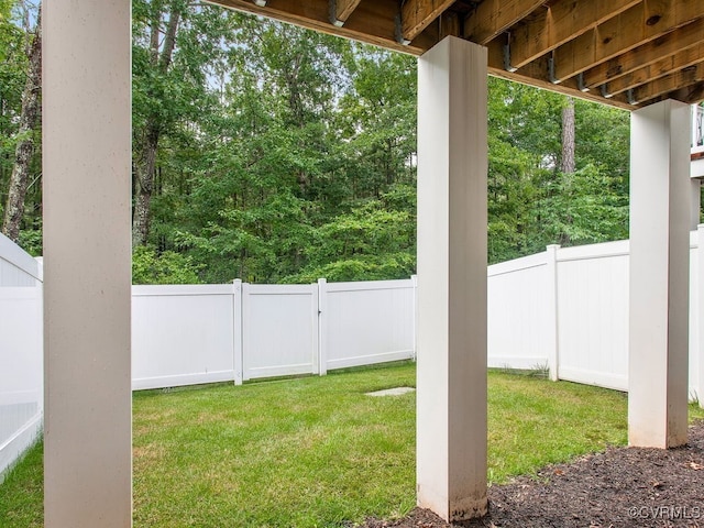341 Crofton Village Ter Unit Kd, Chesterfield, VA 23114 - view of fenced backyard