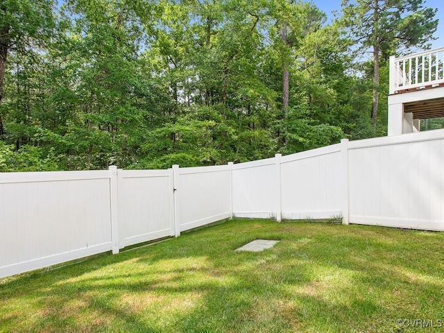 341 Crofton Village Ter Unit Kd, Chesterfield, VA 23114 - view of fenced backyard