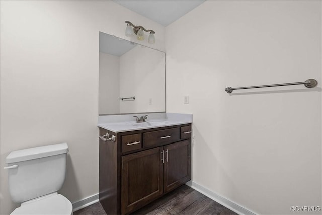 11325 Webb Rd, Disputanta, VA 23842 - half bath with vanity and wood finished floors