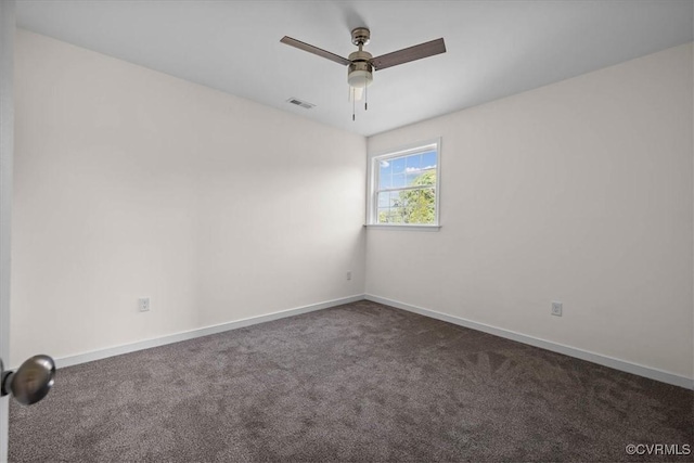 11325 Webb Rd, Disputanta, VA 23842 - spare room with carpet flooring and a ceiling fan