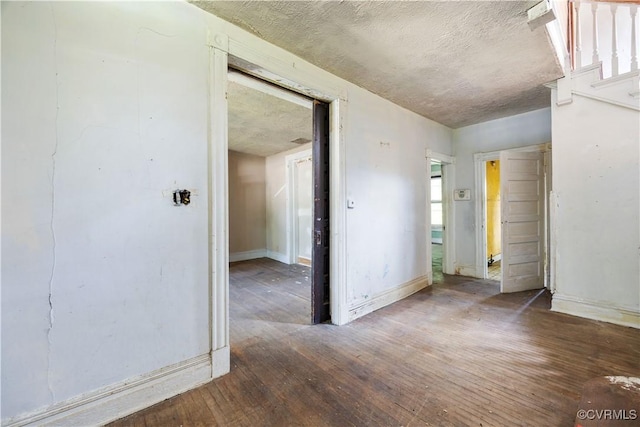 415 W 24th St, Richmond, VA 23225 - spare room with hardwood / wood-style floors and a textured ceiling