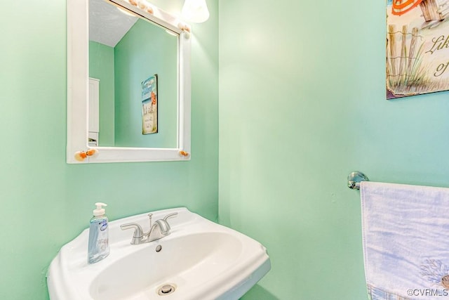 1382 Glebe Landing Rd, Center Cross, VA 22437 - bathroom featuring a sink