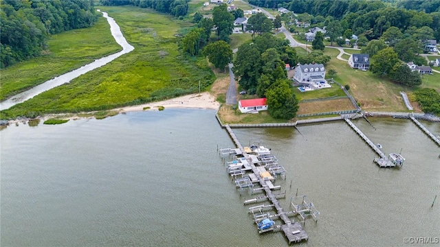 1382 Glebe Landing Rd, Center Cross, VA 22437 - aerial view of property's location featuring a large body of water