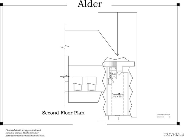 9918 Eildonway Pl, Henrico, VA 23238 - view of floor plan / room layout