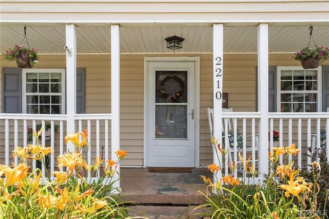 2210 W City Point Rd, Hopewell, VA 23860 - view of exterior entry with covered porch