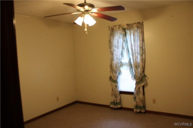 7401 Velvet Antler Dr, Midlothian, VA 23112 - unfurnished room with a ceiling fan and carpet