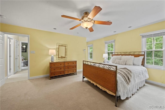 18030 W County Line Rd, Midlothian, VA 23112 - bedroom featuring multiple windows, carpet, and ceiling fan