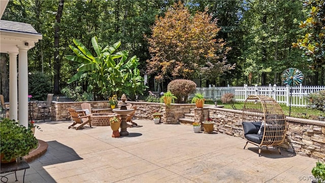18030 W County Line Rd, Midlothian, VA 23112 - view of patio