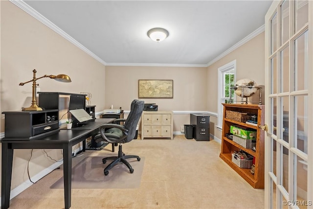 18030 W County Line Rd, Midlothian, VA 23112 - office space with crown molding and light carpet