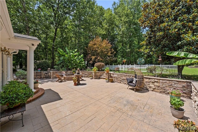 18030 W County Line Rd, Midlothian, VA 23112 - view of patio / terrace