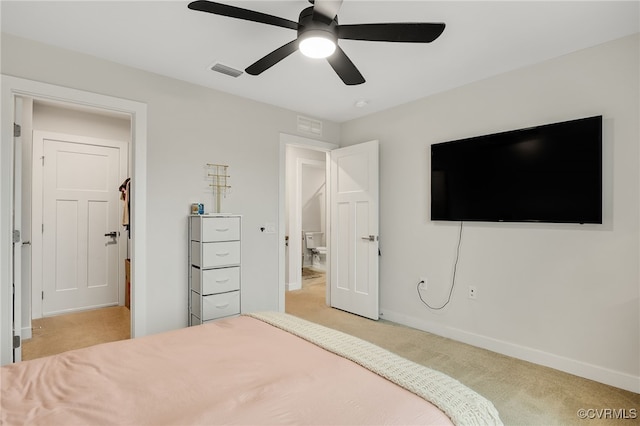 5845 Austin Woods Dr, North Chesterfield, VA 23234 - carpeted bedroom featuring baseboards and ceiling fan
