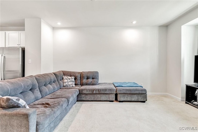 3119 Perdue Springs Dr, Chester, VA 23831 - living area featuring light colored carpet and recessed lighting