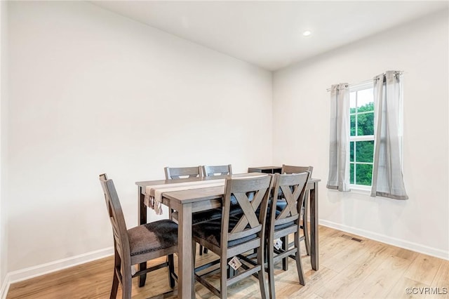 3119 Perdue Springs Dr, Chester, VA 23831 - dining room with light wood-style floors and recessed lighting