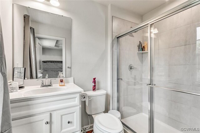 3119 Perdue Springs Dr, Chester, VA 23831 - bathroom featuring vanity and a shower stall