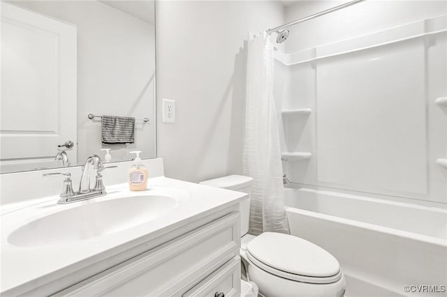 3119 Perdue Springs Dr, Chester, VA 23831 - bathroom featuring vanity and shower / tub combo with curtain