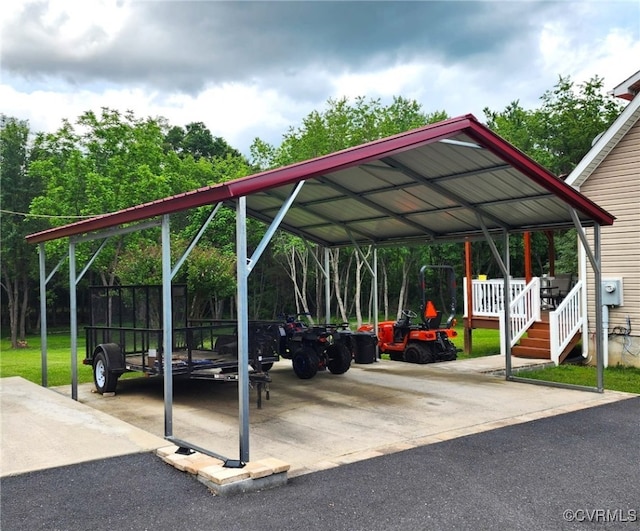 1932 Howardsville Tpke, Stuarts Draft, VA 24477 - view of car parking with a carport