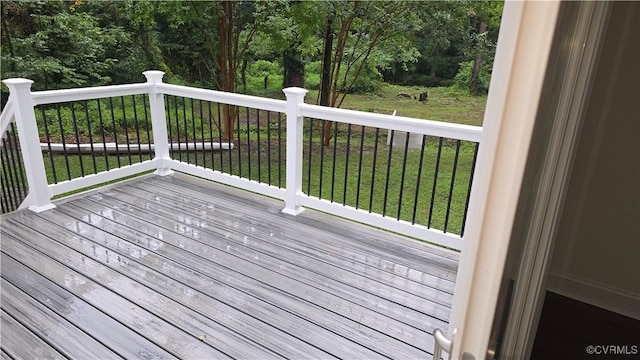 8057 Hermitage Rd, Henrico, VA 23228 - wooden deck featuring a yard