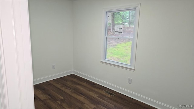8057 Hermitage Rd, Henrico, VA 23228 - spare room with dark wood-type flooring and healthy amount of natural light