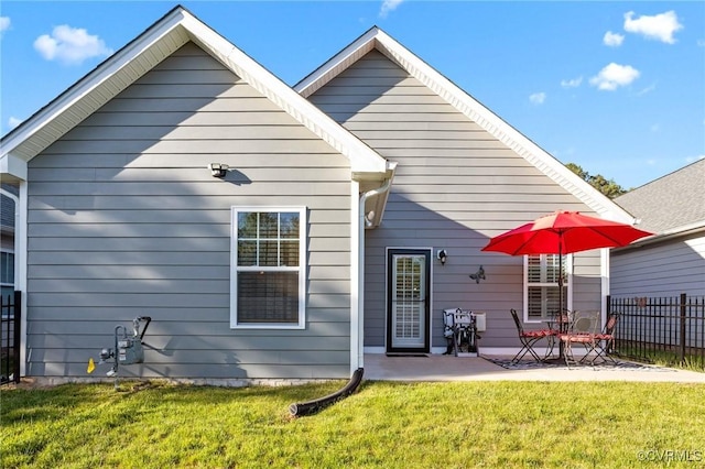 3391 Rock Creek Villa Dr, Quinton, VA 23141 - back of house featuring a patio