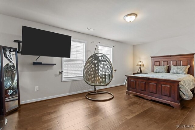 3391 Rock Creek Villa Dr, Quinton, VA 23141 - bedroom featuring baseboards and dark wood-style flooring