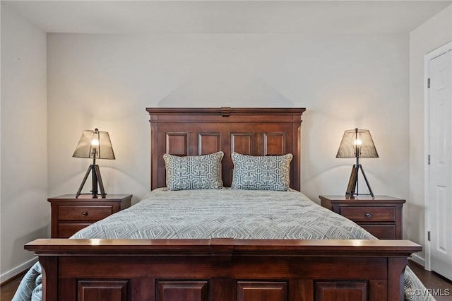 3391 Rock Creek Villa Dr, Quinton, VA 23141 - bedroom with dark wood-style floors