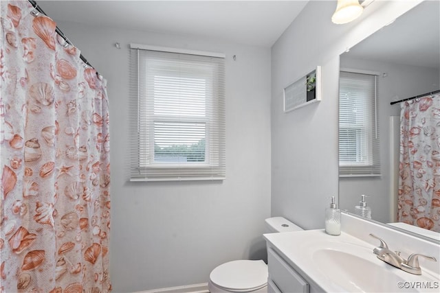 24716 Woodstream Ln, North Dinwiddie, VA 23803 - bathroom with vanity and curtained shower