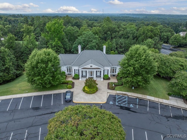 13518 Kelham Rd, Midlothian, VA 23113 - aerial view of property and surrounding area with a forest