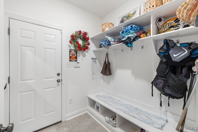 13518 Kelham Rd, Midlothian, VA 23113 - mudroom featuring baseboards