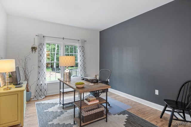 13518 Kelham Rd, Midlothian, VA 23113 - office with light wood-type flooring
