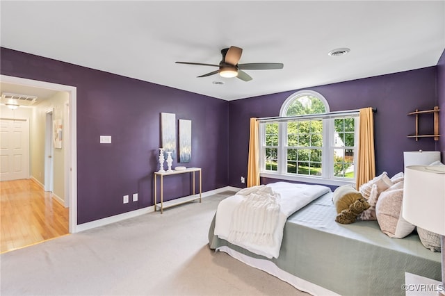 1424 Laurel Top Dr, Midlothian, VA 23114 - bedroom with baseboards and ceiling fan