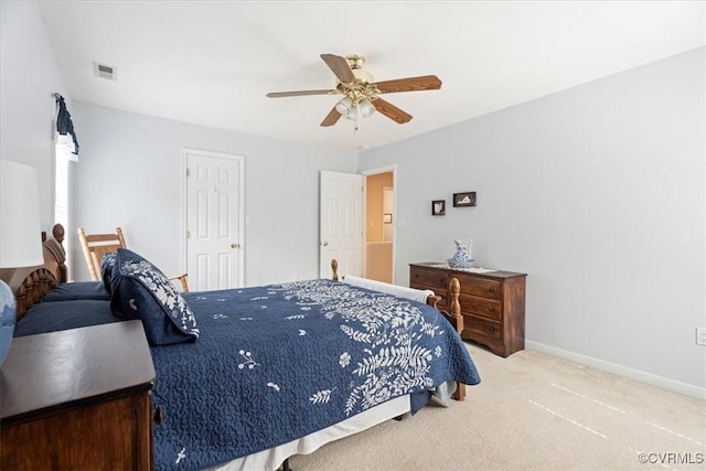 2551 Walkers Ridge Cir, Powhatan, VA 23139 - bedroom with carpet flooring and ceiling fan