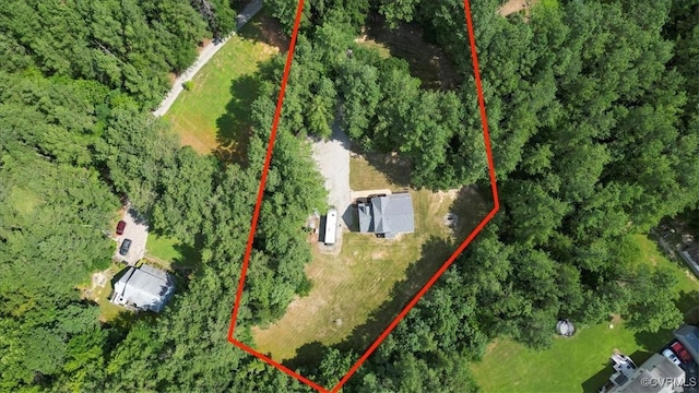 2551 Walkers Ridge Cir, Powhatan, VA 23139 - view of property location featuring property boundaries highlighted