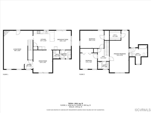 2551 Walkers Ridge Cir, Powhatan, VA 23139 - view of property floor plan