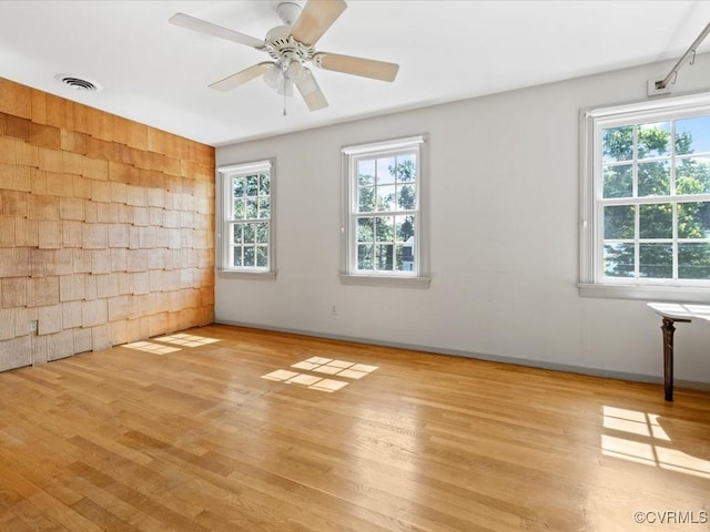 2340 Scarsborough Dr, North Chesterfield, VA 23235 - unfurnished room featuring wood finished floors and a ceiling fan