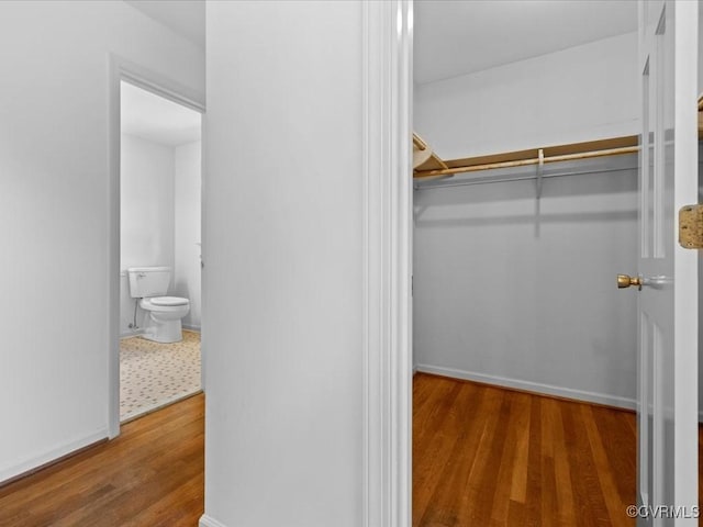 2340 Scarsborough Dr, North Chesterfield, VA 23235 - walk in closet with wood finished floors