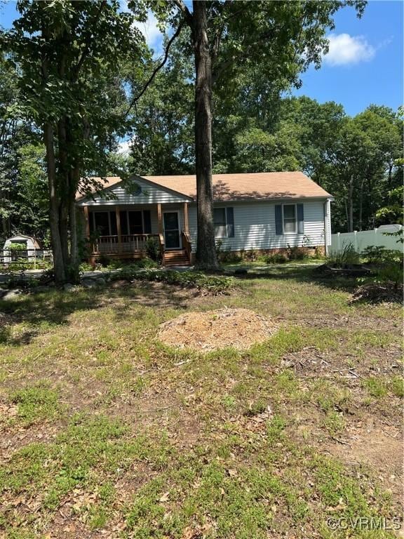 10904 Robin Spring Ln, Glen Allen, VA 23060 - view of front of home with covered porch