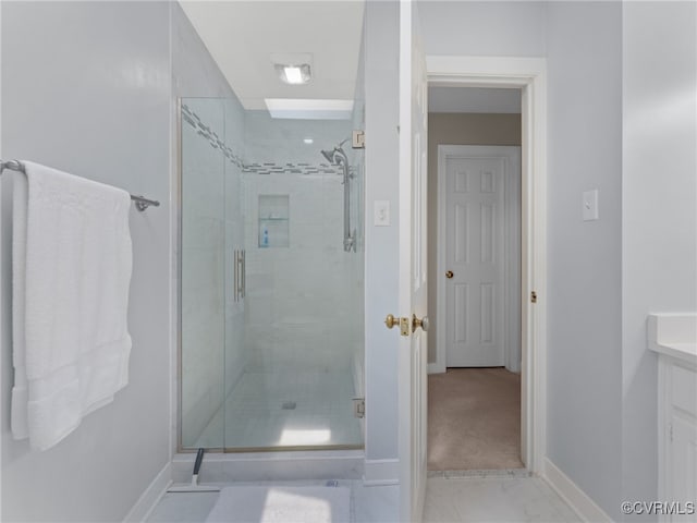 2730 Dalkeith Dr, Henrico, VA 23233 - bathroom with a stall shower and vanity