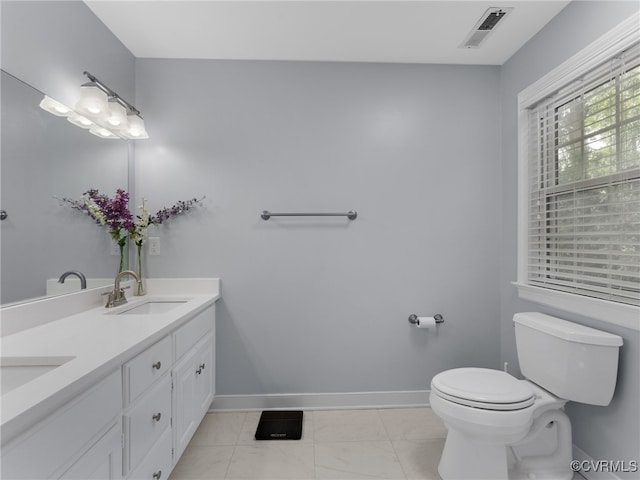 2730 Dalkeith Dr, Henrico, VA 23233 - bathroom with double vanity and marble finish flooring