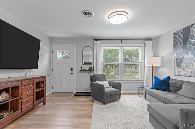 611 Queensway Rd, North Chesterfield, VA 23236 - living room featuring healthy amount of natural light and light wood-type flooring
