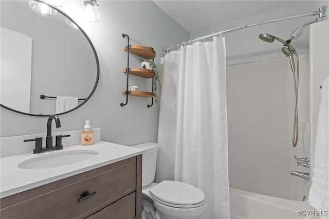 611 Queensway Rd, North Chesterfield, VA 23236 - bathroom featuring vanity and shower / bathtub combination with curtain