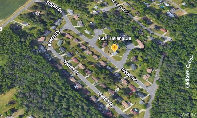 4601 Helena Cir, Petersburg, VA 23803 - aerial map of property and surrounding area