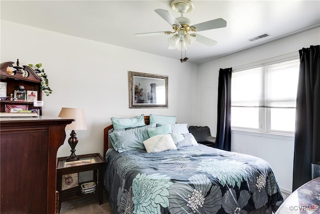 4601 Helena Cir, Petersburg, VA 23803 - carpeted bedroom with ceiling fan