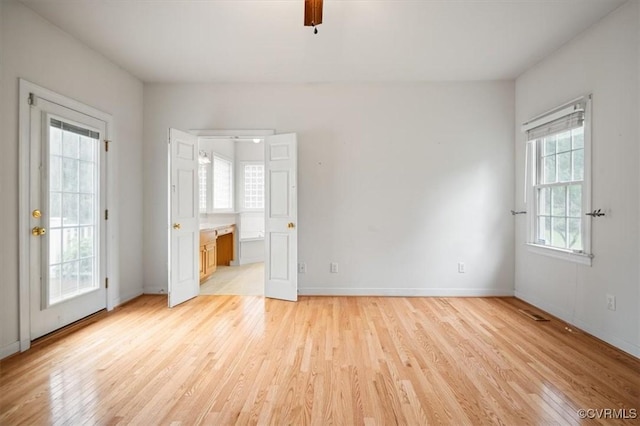 17220 Dawn Ct, Amelia Courthouse, VA 23002 - spare room featuring light wood finished floors and baseboards