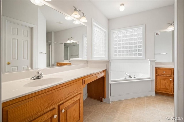17220 Dawn Ct, Amelia Courthouse, VA 23002 - full bath featuring vanity and a garden tub