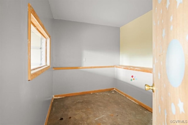 17220 Dawn Ct, Amelia Courthouse, VA 23002 - spare room with baseboards and unfinished concrete floors