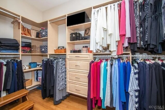 1638 Fallen Timber Trl, Powhatan, VA 23139 - spacious closet with wood finished floors
